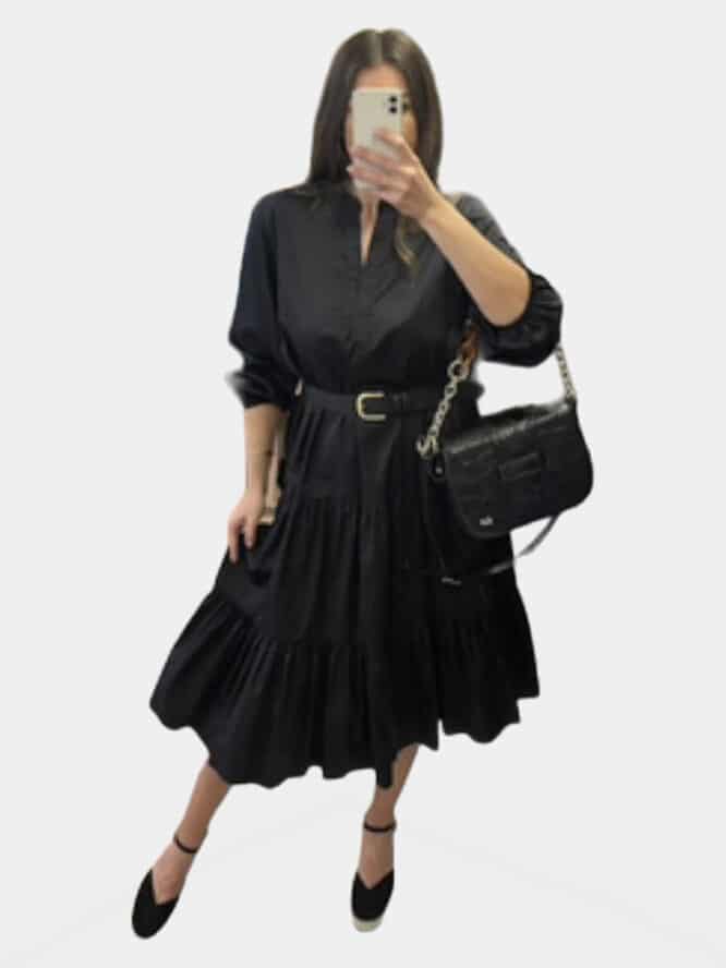 MILLA Midi Dress Black