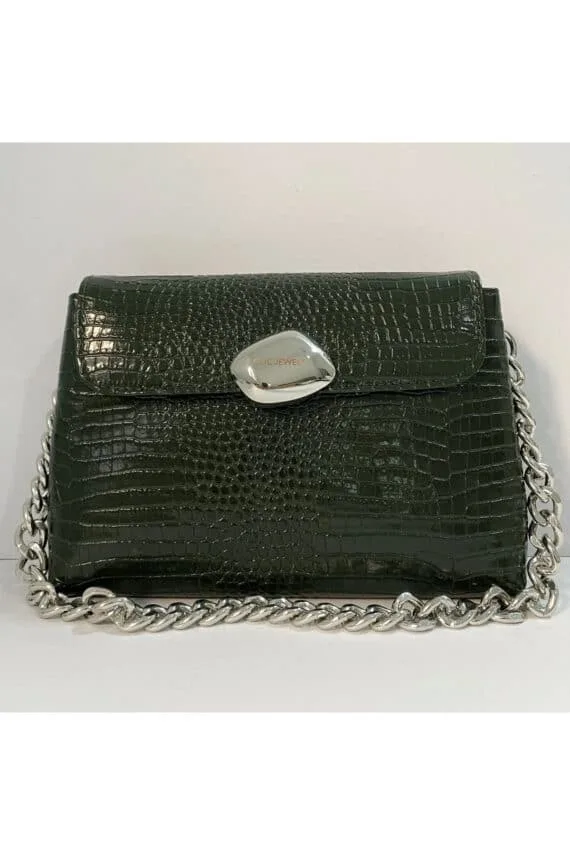 Clic Jewels Donna Medium (Dark Green Croco Genuine Leather) 1