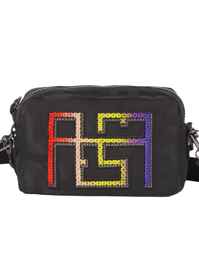 Ames Bags TIRVI Multicolour Logo Full Black 2